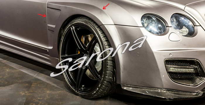Custom Bentley GT  Coupe Fenders (2004 - 2011) - Call for price (Part #BT-015-FD)